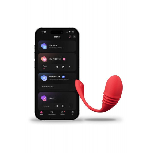 Lovense | Виброяйцо с поступательными движениями Lovense Vulse и управлением через приложение, красное. Цена 4 450 грн Lovense | Виброяйцо с поступательными движениями Lovense Vulse и управлением через приложение, красное. Цена 4 450 грн