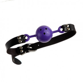 Loveshop | Кляп из экокожи Loveshop Latex BREATHABLE BALL GAG PURPLE. Цена: 550 грн