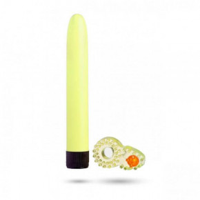 Loveshop | Набор Sex Toys Классический Вибромассажер + Эрекционное Кольцо Yellow. Цена: 450 грн