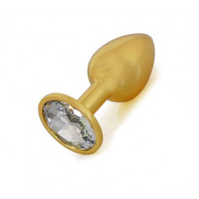Loveshop | Анальнапробка Gold Metall Diamond,. Ціна: 380 грн