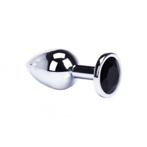 Loveshop | Анальна Пробка Metall Black Crystal, S. Ціна: 340 грн