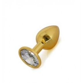 Loveshop | Анальная пробка Gold Metall Diamond, M. Цена: 495 грн