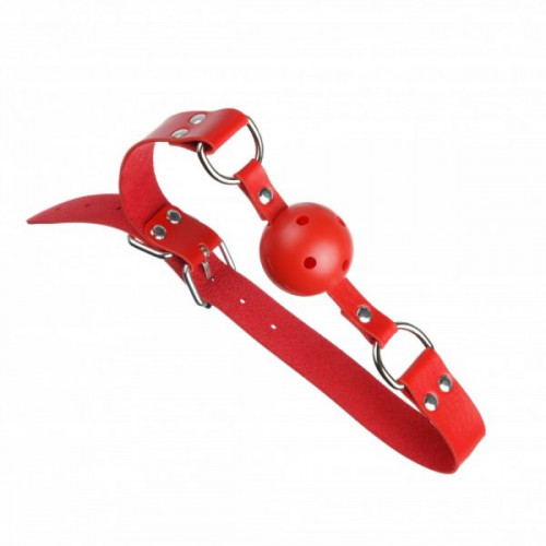 Loveshop | Кляп из экокожи Loveshop BREATHABLE BALL GAG RED. Цена 275 грн Loveshop | Кляп из экокожи Loveshop BREATHABLE BALL GAG RED. Цена 275 грн