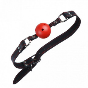 Loveshop | Кляп Loveshop BREATHABLE BALL GAG BLACK / RED. Ціна: 350 грн