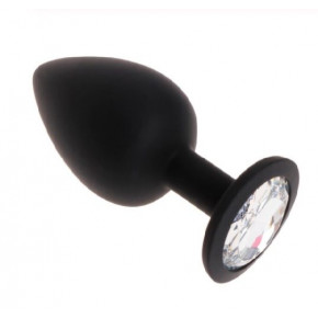 Loveshop | Анальная пробка Black Silicone Diamond, S. Цена: 350 грн