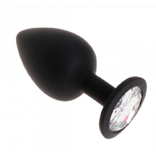 Loveshop | Анальная пробка Loveshop Black Silicone Diamond, S. Цена 350 грн Loveshop | Анальная пробка Loveshop Black Silicone Diamond, S. Цена 350 грн