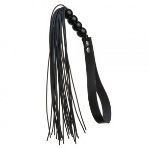 Loveshop | Плетка из силикона ручка 4 шарика FLOGGER BLACK. Цена: 395 грн