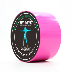 Loveshop | Лента бондажная розовая 15 м My Love. Цена: 250 грн