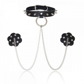 Loveshop | Ошейник с пестисами на соски Prickly Spike. Цена: 850 грн