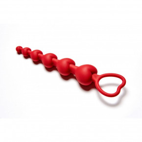 Loveshop | Анальная цепочка Loveshop RED 15.5 см. Ціна: 395 грн