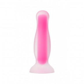 Loveshop | Анальная пробка светящаяся розовая, 10 х 3 см. Цена: 570 грн