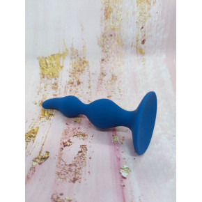 Loveshop | Анальная пробка волна Loveshop Blue 12.5 см*3 см. Ціна: 495 грн