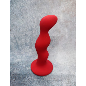 Loveshop | Анальная пробка волнистая Loveshop Red 12 см * 3 см. Ціна: 350 грн