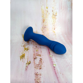 Loveshop | Анальный плаг в форме пениса Loveshop M синий 16*3.5 см. Ціна: 550 грн