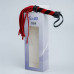 Loveshop | F61415 батіг із замші міні FLOGGER BLACK / RED. Ціна 695 грн. Фото: 1