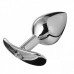 Loveshop | Набор анальных пробок металл STEEL 3шт+2 ручки+1 ключ . Цена 2 400 грн. Фото: 3