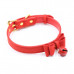Loveshop | Ошейник красный замшевый Bow and Bell RED. Цена 398 грн. Фото: 1