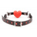 Loveshop | Кляп сердце  Silicone Luxury Fetish Red. Цена 295 грн. Фото: 1