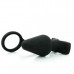 Loveshop | Анальная пробка с кольцом Black Silicone. Цена 550 грн. Фото: 2