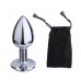 Loveshop | Анальная пробка Metall Black Crystal, S. Цена 340 грн. Фото: 1