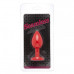 Loveshop | Анальная пробка Red Silicone Diamond, S. Цена 350 грн. Фото: 2