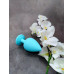 Loveshop | Анальная пробка Loveshop Blue Silicone white crystal. Ціна 350 грн. Фото: 2