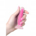 Loveshop | Анальная пробка светящаяся розовая, 10 х 3 см. Цена 570 грн. Фото: 1