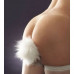 Loveshop | Анальная силиконовая пробка с хвостиком зайки white S. Ціна 395 грн. Фото: 4