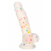 Loveshop | Фаллоимитатор из жидкого силикона CalExotics Studs Dildo, разноцветный, 17,7 × 3,8 см. Цена 1 785 грн. Фото: 1