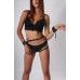 Loveshop | Гартеры с наручниками One Size G1.2, натуральная кожа, черные. Цена 3 399 грн. Фото: 2