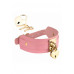 Loveshop | Ошейник широкий розовый Kinky Diva Collar Me! с золотистым замочком в виде сердца и ключиком. Цена 1 850 грн. Фото: 1