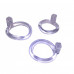 Loveshop | Пояс вірності з трьома кільцями Runye Chastity cage прозорий. Ціна 995 грн. Фото: 1