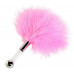Loveshop | Пушок на короткой ручке Runye, розовый. Цена 350 грн. Фото: 1