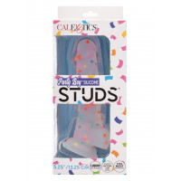 Loveshop | Фаллоимитатор из жидкого силикона CalExotics Studs Dildo, разноцветный, 17,7 × 3,8 см. Цена 2 100 грн