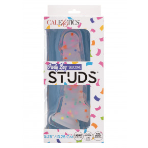 Loveshop | Фаллоимитатор из жидкого силикона CalExotics Studs Dildo, разноцветный, 17,7 × 3,8 см. Ціна: 2100 грн
