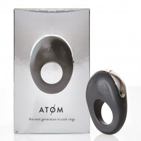 Loveshop | Кольцо на пенис с клиторальной стиммуляцией Hot Octopuss Atom Cock Ring Clitoral Stimulator, черное. Цена: 5 499 грн