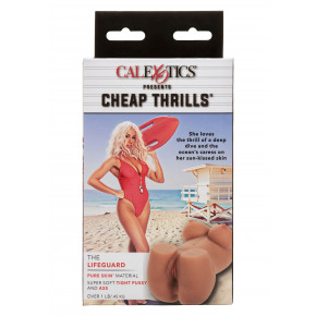 Loveshop | Мастурбатор вагина-полуторс CalExotics Pussy and Tits с грудью, бежевый. Ціна: 2396 грн