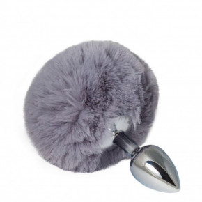 Loveshop | Анальная пробка с хвостиком зайчика GREY. Цена: 495 грн