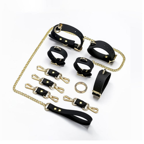 Loveshop | Набор БДСМ силиконовый Roomfun 6 предметов, черный. Ціна 4400 грн Loveshop | Набор БДСМ силиконовый Roomfun 6 предметов, черный. Ціна 4400 грн