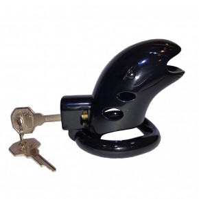 Loveshop | Пояс вірності з трьома кільцями runye Chastity cage чорний. Ціна: 995 грн