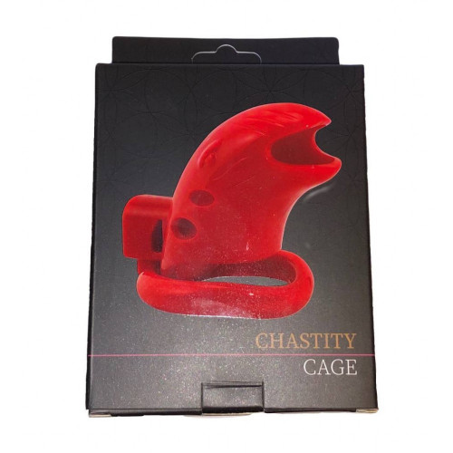 Loveshop | Пояс вірності з трьома кільцями runye Chastity cage червоний. Ціна 995 грн Loveshop | Пояс вірності з трьома кільцями runye Chastity cage червоний. Ціна 995 грн