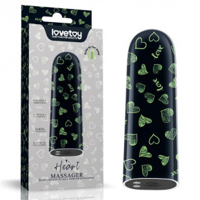 Lovetoy | Вібропуля - Rechargeable Glow-in-the-dark Heart Massager. Цена: 1 074 грн