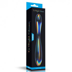 Lovetoy | Фалоімітатор Twilight Gleam Glass Dildo Double Delight. Цена: 1 271 грн