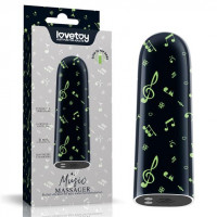 Lovetoy | Вібропуля - Rechargeable Glow-in-the-dark Music Massager. Цена 1 074 грн