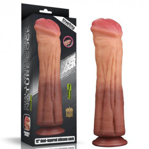 Lovetoy | Фаллоимитатор Dual layered Platinum Silicone Cock 12". Цена: 6 916 грн