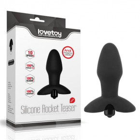 Lovetoy | Анальная пробка-Vibrating Rocket Teaser Black. Цена: 1 002 грн