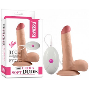 Lovetoy | Реалистичный вибратор The Ultra Soft Dude Vibrating 7.5 . Цена: 1 877 грн