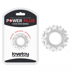 Lovetoy | Эрекционное кольцо - Power Plus Cockring Clear. Цена: 182 грн