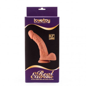Lovetoy | Фалоімітатор з мошонкою - Real Extreme Dildo # 5. Ціна: 1041 грн