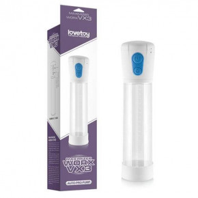 Lovetoy | Вакуумна помпа - Maximizer Worx Vibrating Penis Pump White. Ціна: 2490 грн
